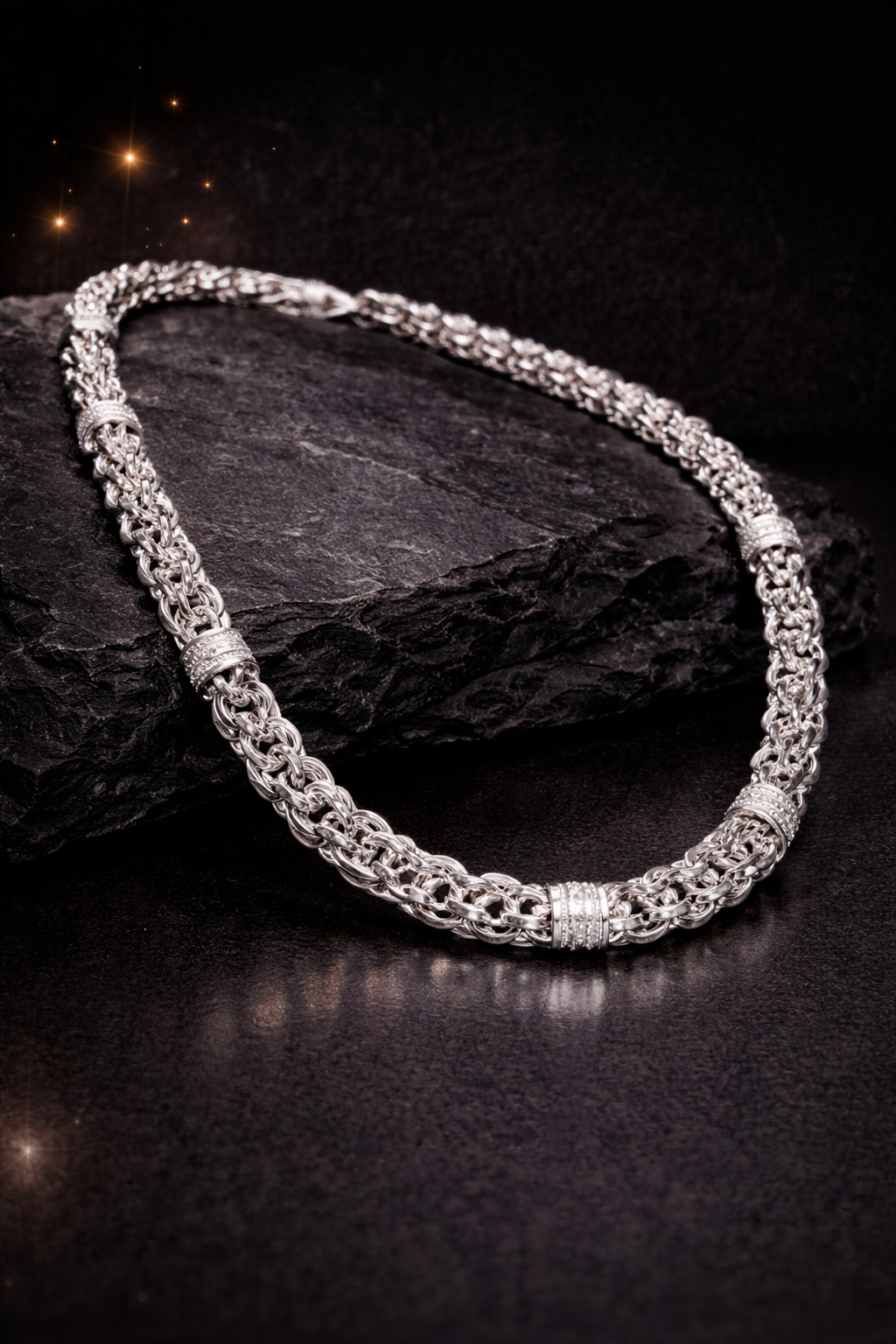 Silver Skeleton Long Chains