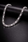 Elegant Silver Skeleton Chains