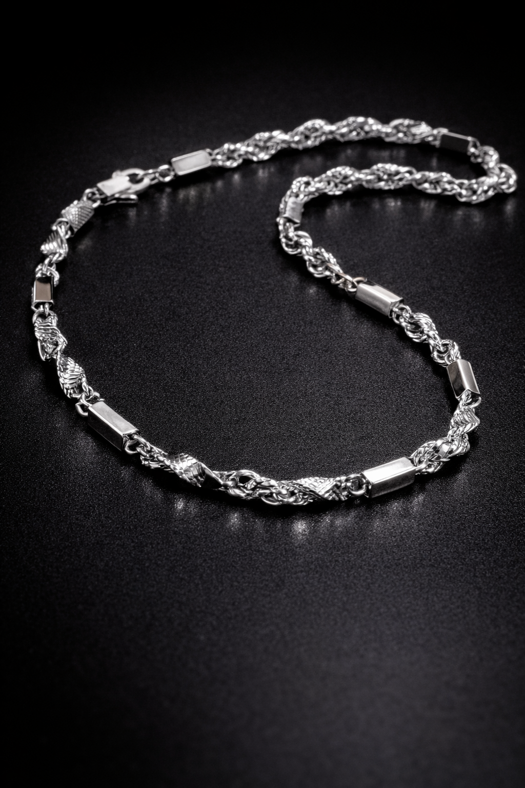 Slabbed Silver Chains