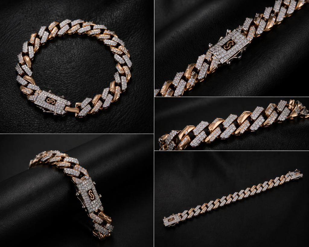 Golden Iced Chandi Bracelets