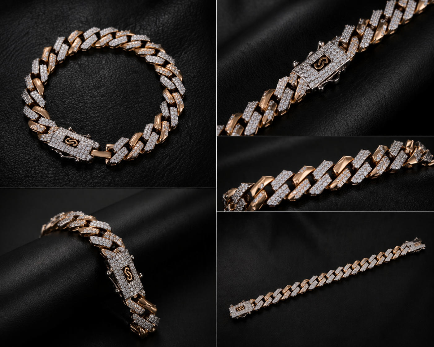 Golden Iced Chandi Bracelet