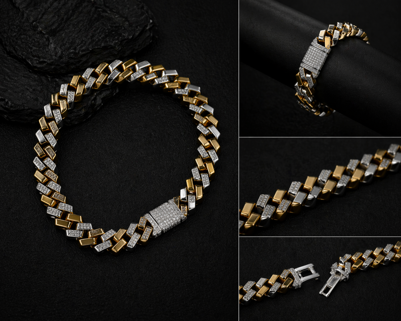 Iced-out Cuban Bracelet